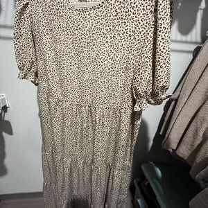 Leopard Print Maxi Dress